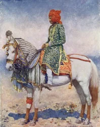 A Performing Horse from the Alwar State